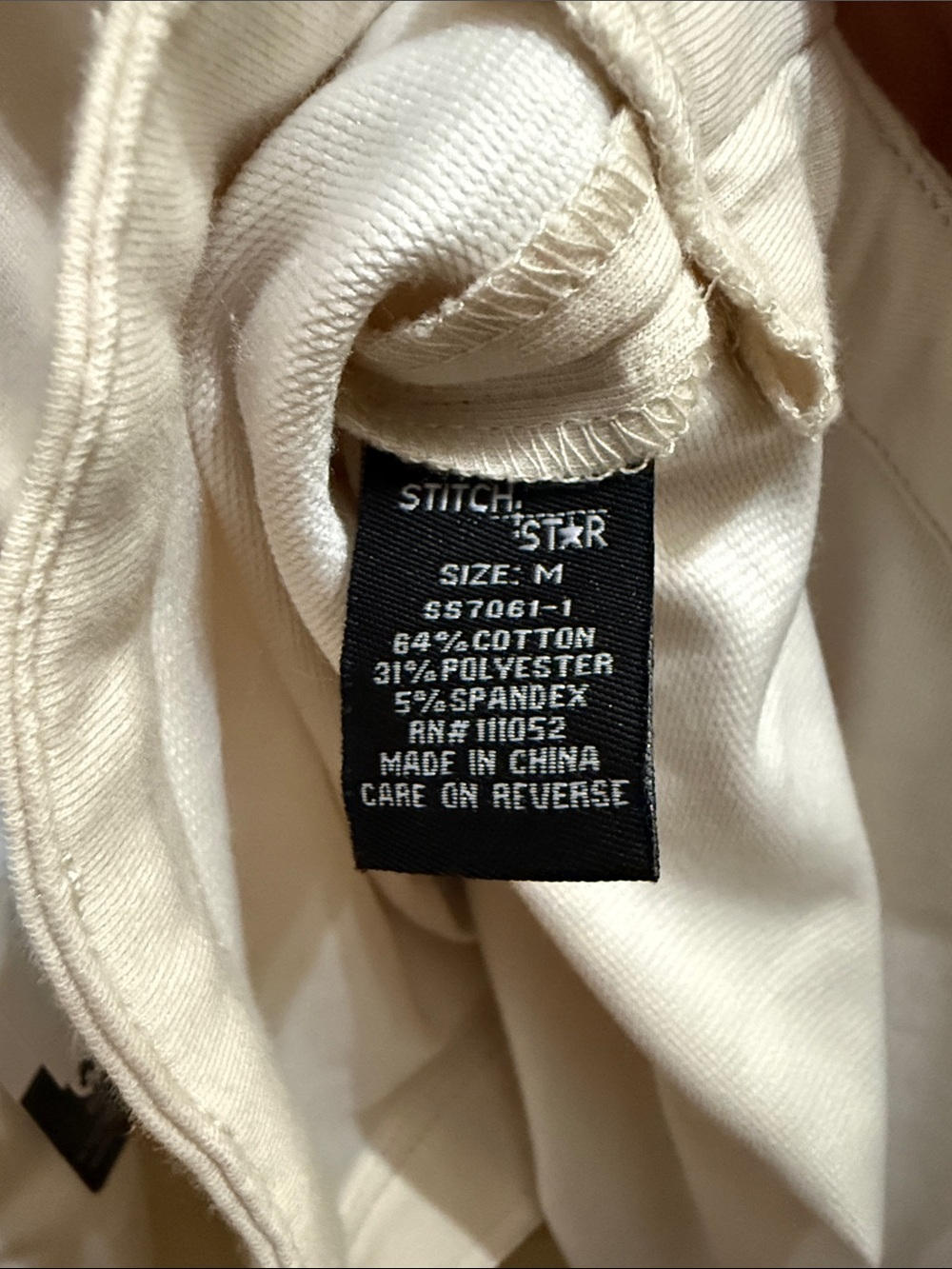 Women's Cream Button-Front Shacket - Picture 5 of 5
